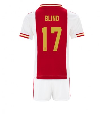 Ajax Daley Blind #17 Hjemmedraktsett Barn 2022-23 Kortermet (+ Korte bukser)